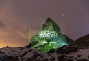 Të shtunën në mbrëmje, mali Ikonë në Zermatt mbulohet me flamurin Sauditë, Shehadetin